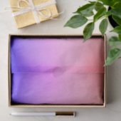 Papier Mousseline Gradient pourpre et rose (Cadeau)