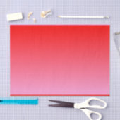 Papier Mousseline Gradient rose et rouge Valentine (Artisanat)