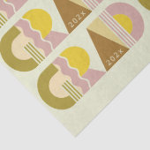 Papier Mousseline Graduation class of 2026 retro (Détail)