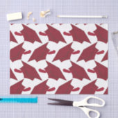 Papier Mousseline Gradué Burgundy et White Congrats (Artisanat)