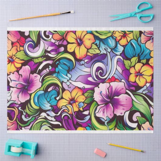 Papier Mousseline Graffiti 1 Document de découpage (Artisanat)