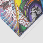 Papier Mousseline Graffiti Abstrait Urban 16 Découpage papier de pap (Détail)