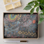 Papier Mousseline Graffiti Art Rainbow Chalkboard Découpage Abstrait (Cadeau)