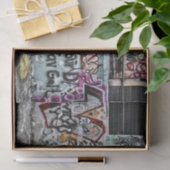 Papier Mousseline Graffiti Grunge Urban Street Wall Art (Cadeau)