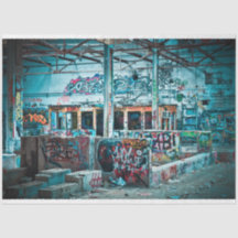Graffiti Urbain 25 Découpage Tissu Papier