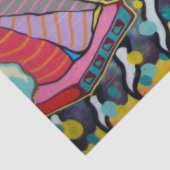 Papier Mousseline Graffiti Urbain 28 Découpage Tissu Papier (Détail)