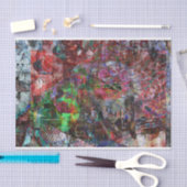 Papier Mousseline graffitti (Artisanat)