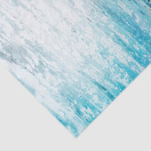 Papier Mousseline Grain de bois Turquoise Blanc Rustique Texture Déc (Détail)