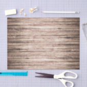 Papier Mousseline Graine de bois brun patiné rustique (Artisanat)