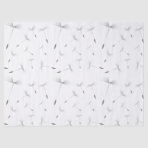 Papier Mousseline Graines de flottement de pissenlit