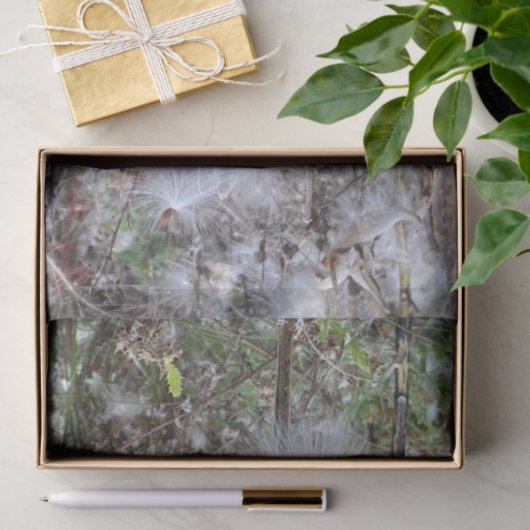 Papier Mousseline Graines et soie d'algues (Cadeau)