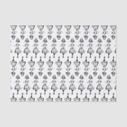 Papier Mousseline Grand Alice d'Alice au pays des merveilles (Recto)