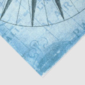 Papier Mousseline Grand bateau Rose Compas Collage Découpage (Détail)