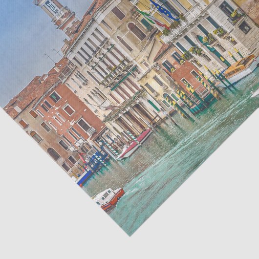 Papier Mousseline Grand Canal de Venise, Italie (Détail)