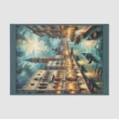 Papier Mousseline Grand Canal de Venise la nuit (Recto)