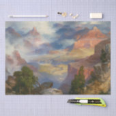 Papier Mousseline Grand Canyon à Mist (par Thomas Moran) (Artisanat)