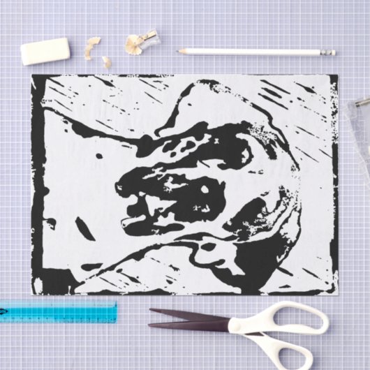 Papier Mousseline Grand Danois (Artisanat)