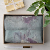 Papier Mousseline Grand Fleurs gris bleu Arrière - plan (Cadeau)