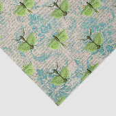 Papier Mousseline Grand insecte vert (Détail)