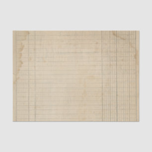 Papier Mousseline Grand livre vintage