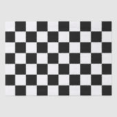 Papier Mousseline Grand noir et blanc coché (Recto)