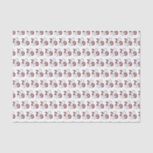 Papier Mousseline Grand nombre de Maroon Retro Classe de