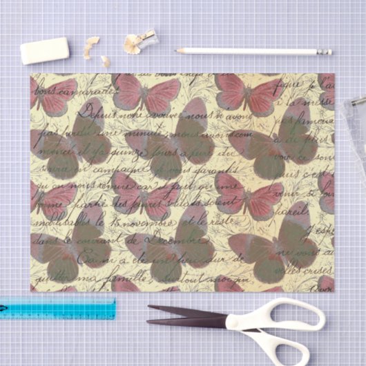 Papier Mousseline Grand Papillon (Artisanat)