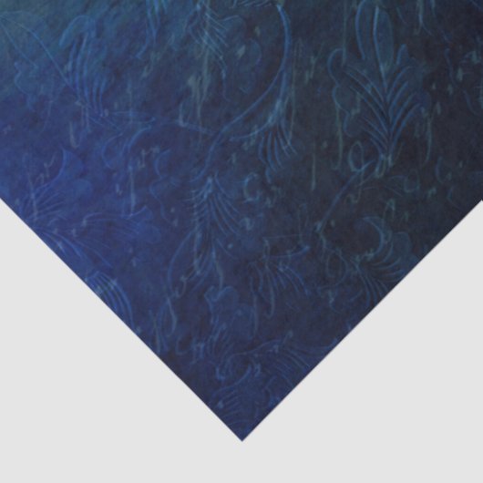 Papier Mousseline Grand Papillon bleu (Détail)