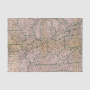 Papier Mousseline Grand système de Wabash