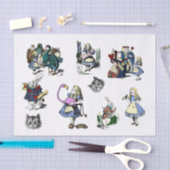 Papier Mousseline Grande Alice dans le métier classique de decoupage (Artisanat)