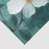 Papier Mousseline Grande aquarelle élégante Découpage Jasmin (Détail)