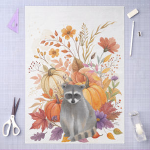 Papier Mousseline Grande Aquarelle Whimsical Fleur sauvage de chute