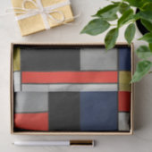 Papier Mousseline Grande composition par Piet Mondrian (Cadeau)