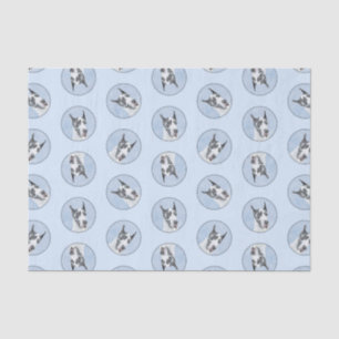 Papier Mousseline Grande Danse Peinture Harlequin Original Animal Ch