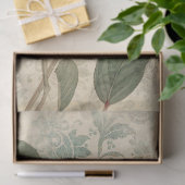 Papier Mousseline Grande Découpage Vintage rose florale (Cadeau)