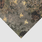 Papier Mousseline Grande dentelle noire en or Bee (Détail)