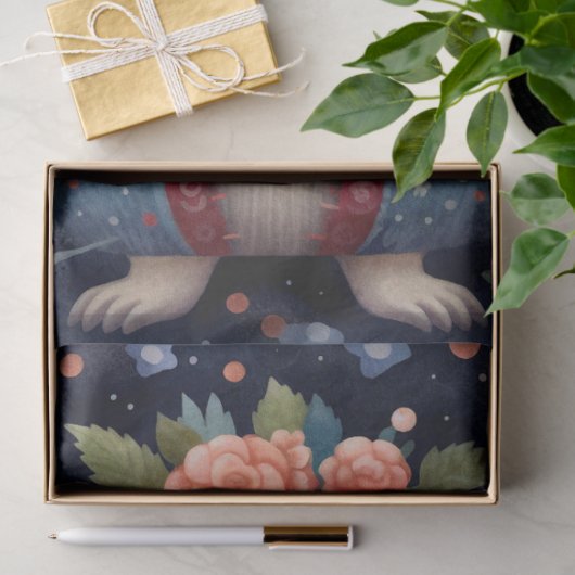 Papier Mousseline Grande forêt de bois Hérisson de la décomposition (Cadeau)