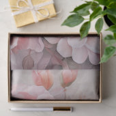 Papier Mousseline Grande page Ethérée rose bouquet floral (Cadeau)