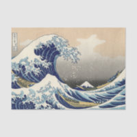 Grande vague au large de Kanagawa et Mont Fuji Mer
