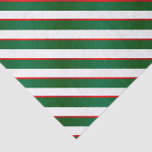 Papier Mousseline Grandes diagonales vertes, blanches et rouges (Détail)