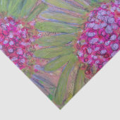 Papier Mousseline Grandes Fleurs Roses (Détail)