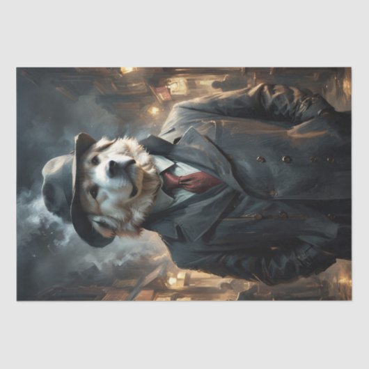 Papier Mousseline Grands Pyrénées - Découpage - (Recto)