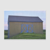 Papier Mousseline Grange Brown Snappy avec deux Xs Bleus Contrevus (Recto)