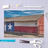 Papier Mousseline Grange rouge, blanche et bleue - Avec des étoiles! (Artisanat)