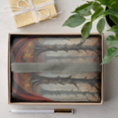 Papier Mousseline Granny roux chapeau avec le loup (Cadeau)