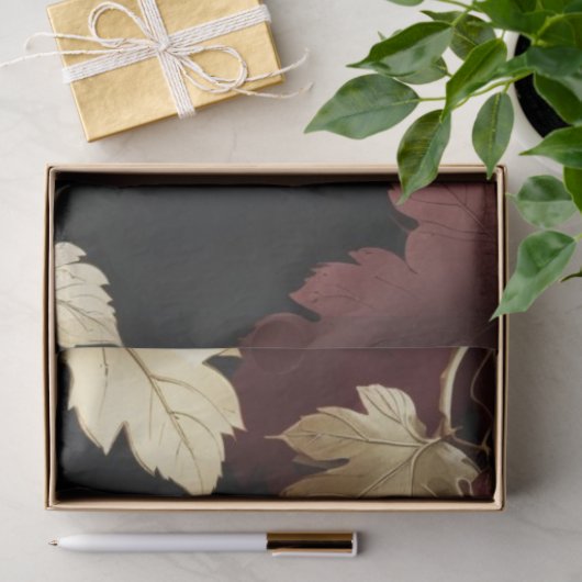 Papier Mousseline Grapes and Vine (Cadeau)