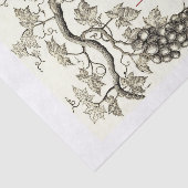 Papier Mousseline Grapevine personnalisé Arbre à vin rouge (Détail)