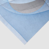 Papier Mousseline Graphique d'art fractal gris bleu Abstrait moderne (Détail)