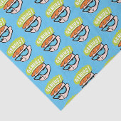 Papier Mousseline Graphique de légende Dexter "Genius" (Détail)