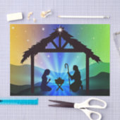 Papier Mousseline Graphique de Noël du directeur de la nativité (Artisanat)